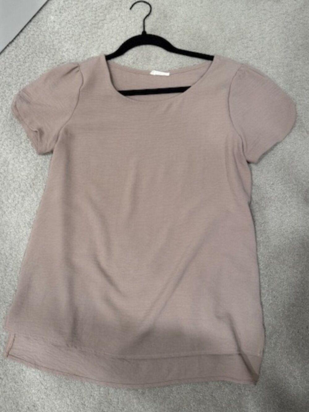 Les Amis light pink/tan shirt